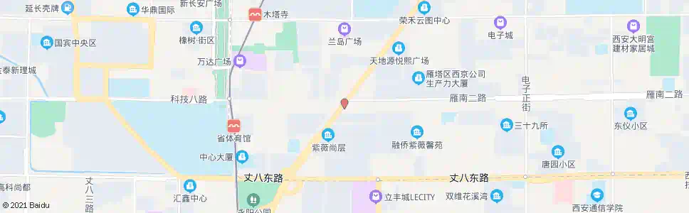 西安木塔寨_公交站地图_西安公交_妙搜公交查询2025