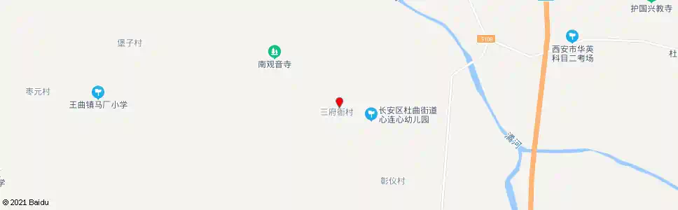 西安三府衙村东_公交站地图_西安公交_妙搜公交查询2025