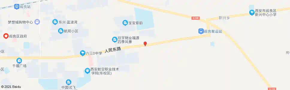 西安农兴村_公交站地图_西安公交_妙搜公交查询2025