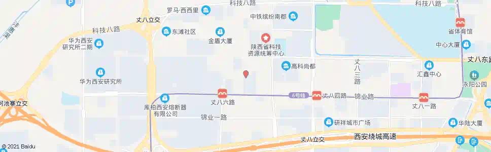 西安创业研发园_公交站地图_西安公交_妙搜公交查询2025