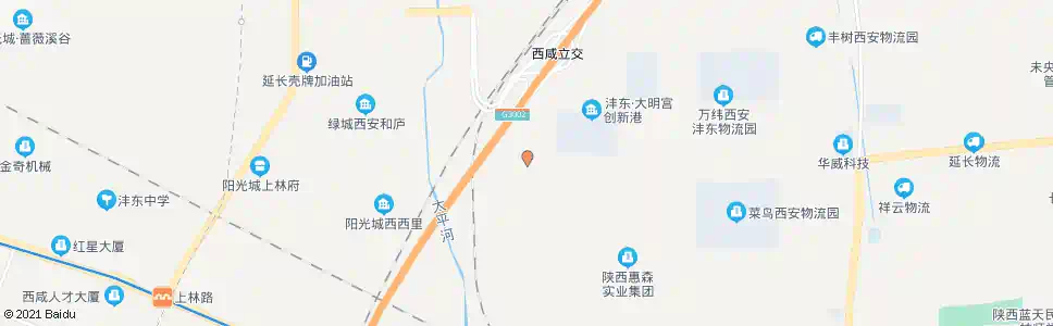 西安小江村西_公交站地图_西安公交_妙搜公交查询2025