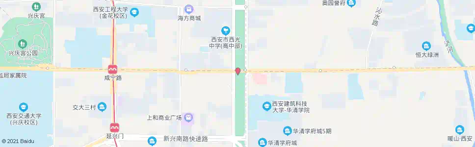 西安纬什街_公交站地图_西安公交_妙搜公交查询2025