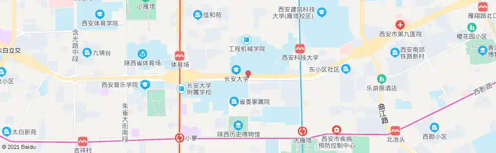 西安文艺路南口_公交站地图_西安公交_妙搜公交查询2025