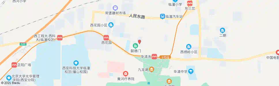 西安临潼区医院_公交站地图_西安公交_妙搜公交查询2025