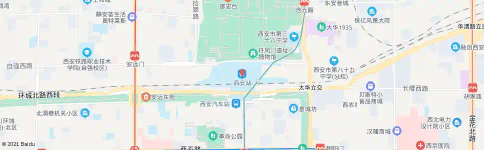 西安郭寨_公交站地图_西安公交_妙搜公交查询2025
