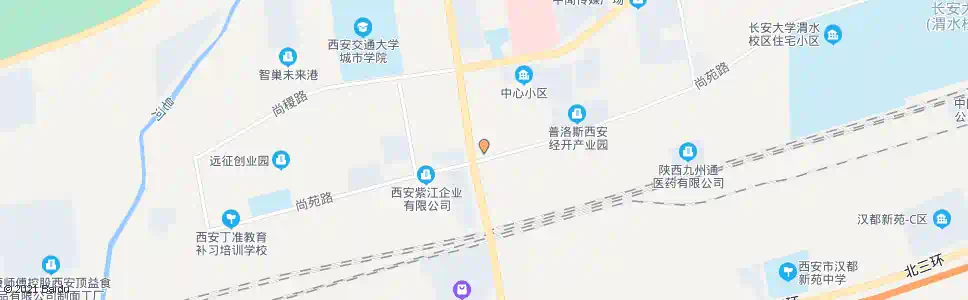 西安尚苑路草滩八路_公交站地图_西安公交_妙搜公交查询2025