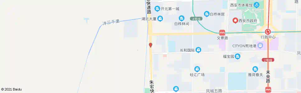 西安凤城七路西口_公交站地图_西安公交_妙搜公交查询2025