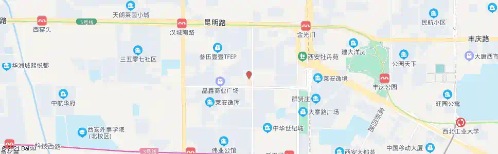 西安枫林华府_公交站地图_西安公交_妙搜公交查询2025