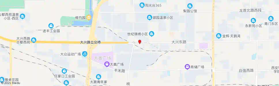 西安小白杨_公交站地图_西安公交_妙搜公交查询2025