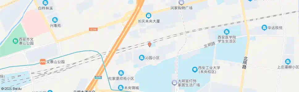 西安草店村_公交站地图_西安公交_妙搜公交查询2025