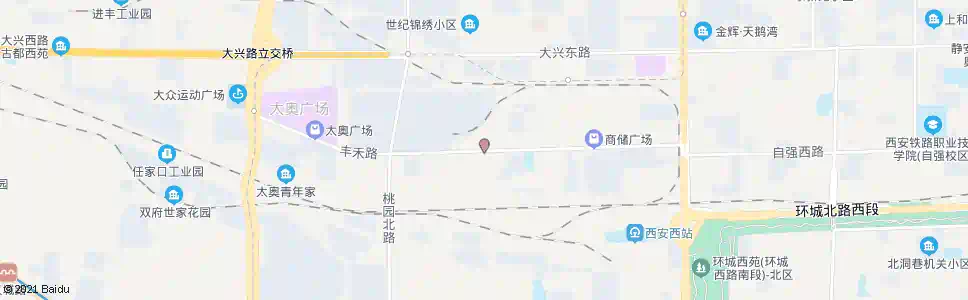 西安火烧壁_公交站地图_西安公交_妙搜公交查询2025