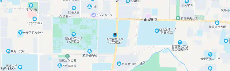 西安邮电学院南校区_公交站地图_西安公交_妙搜公交查询2025