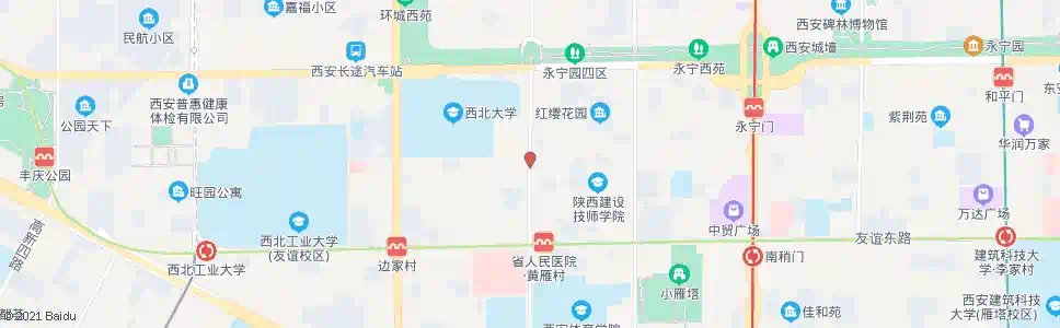 西安张家村_公交站地图_西安公交_妙搜公交查询2025
