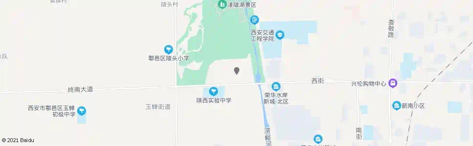 西安甘亭西坡村_公交站地图_西安公交_妙搜公交查询2025