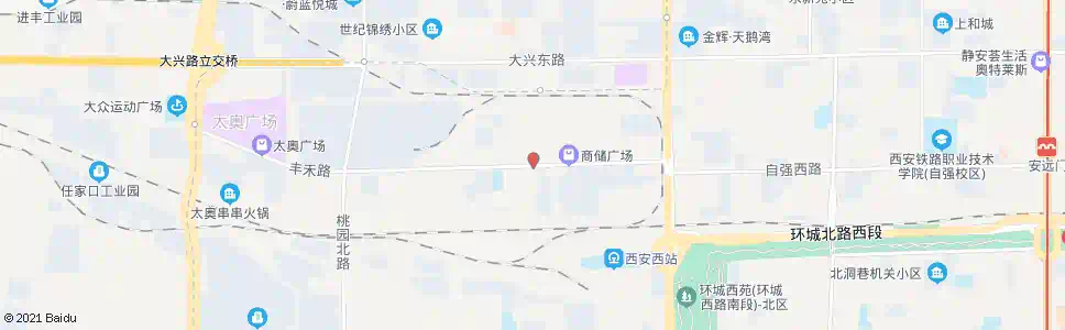 西安丰禾路_公交站地图_西安公交_妙搜公交查询2025
