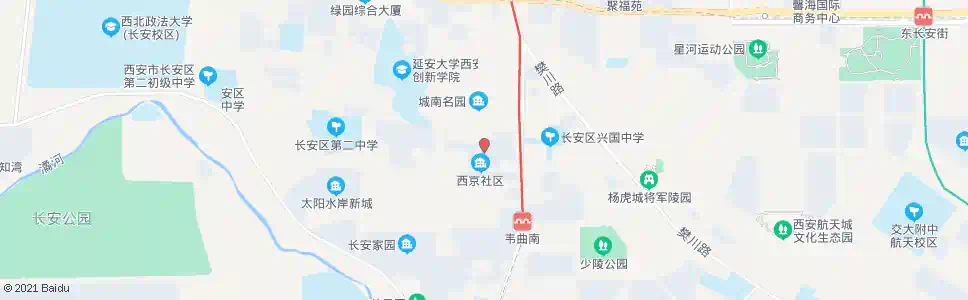 西安西寨青年南街_公交站地图_西安公交_妙搜公交查询2025