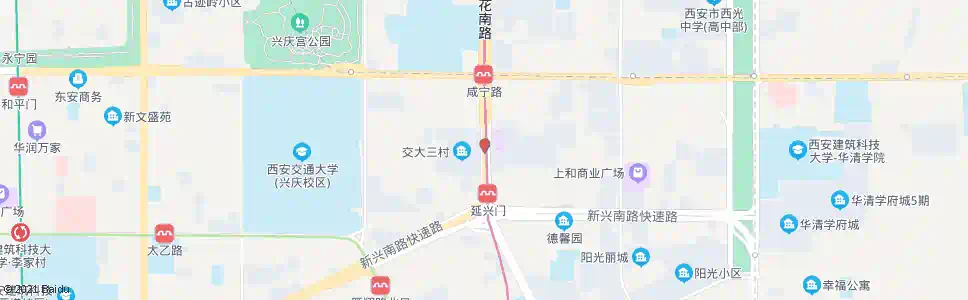 西安信号厂_公交站地图_西安公交_妙搜公交查询2025