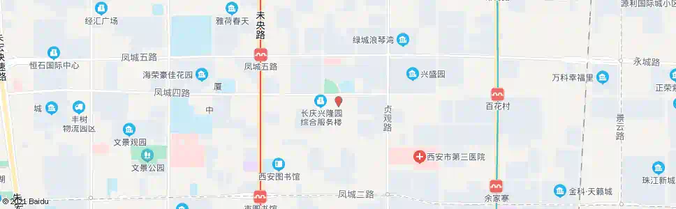 西安兴隆园小区_公交站地图_西安公交_妙搜公交查询2025