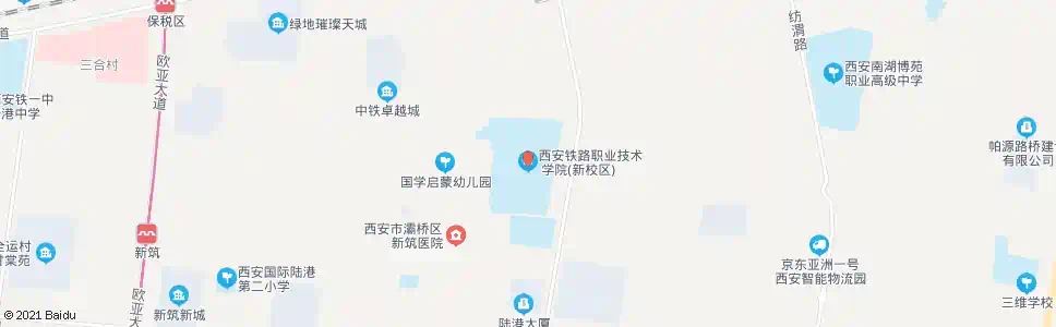 西安西铁职校_公交站地图_西安公交_妙搜公交查询2025