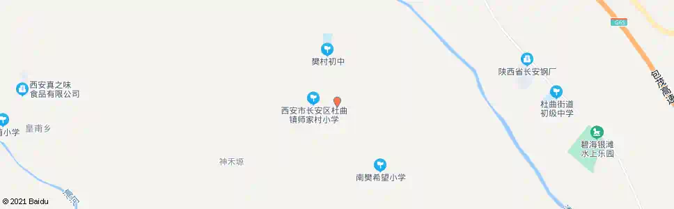 西安师家村_公交站地图_西安公交_妙搜公交查询2025