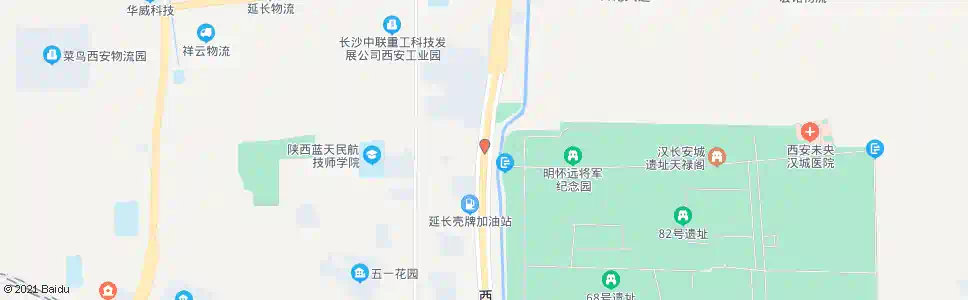 西安周河湾_公交站地图_西安公交_妙搜公交查询2025