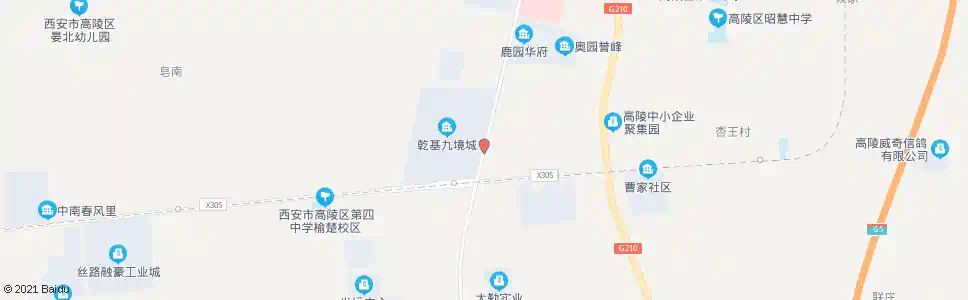 西安鹿苑大道南口_公交站地图_西安公交_妙搜公交查询2025