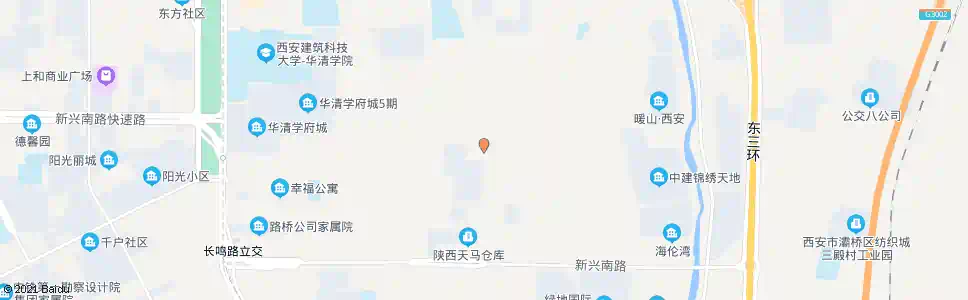 西安白杨寨新村_公交站地图_西安公交_妙搜公交查询2025