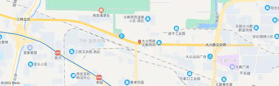 西安邓家村_公交站地图_西安公交_妙搜公交查询2025