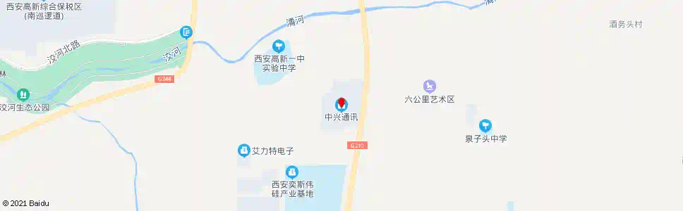 西安中兴通讯_公交站地图_西安公交_妙搜公交查询2025