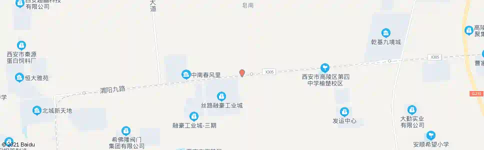 西安下团庄_公交站地图_西安公交_妙搜公交查询2025