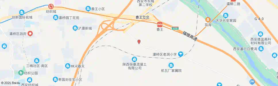 西安何家街_公交站地图_西安公交_妙搜公交查询2025