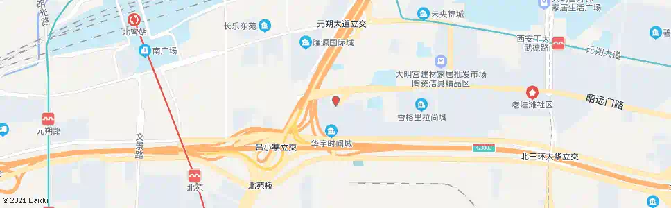西安吕小寨_公交站地图_西安公交_妙搜公交查询2025