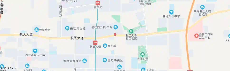 西安航拓路神舟五路口_公交站地图_西安公交_妙搜公交查询2025