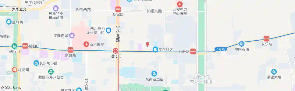 西安万年路_公交站地图_西安公交_妙搜公交查询2025