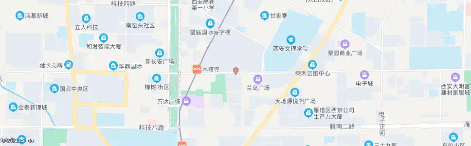西安木塔寺苗圃_公交站地图_西安公交_妙搜公交查询2025