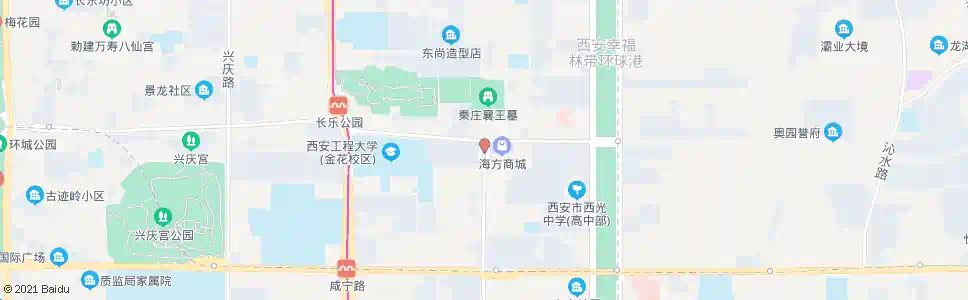 西安公园南路北口_公交站地图_西安公交_妙搜公交查询2025