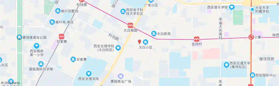 西安海伦国际幼儿园_公交站地图_西安公交_妙搜公交查询2025