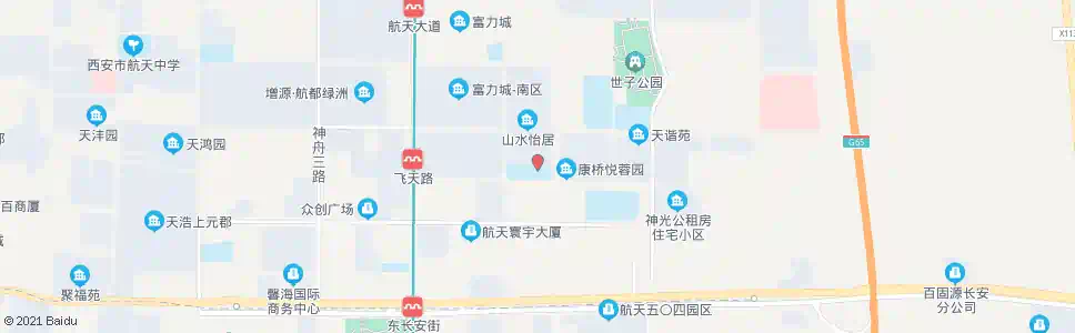 西安高望堆村_公交站地图_西安公交_妙搜公交查询2025