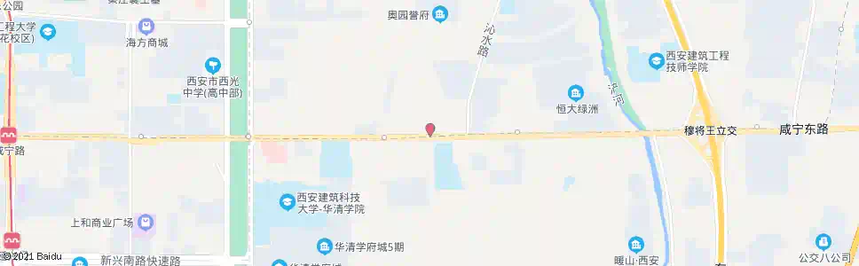 西安张家坡_公交站地图_西安公交_妙搜公交查询2025