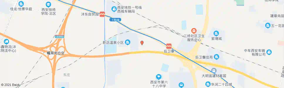 西安玉祥市场_公交站地图_西安公交_妙搜公交查询2025