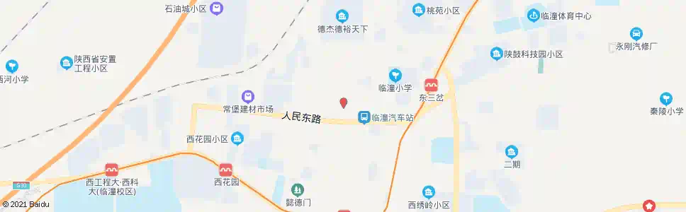西安临潼区法院_公交站地图_西安公交_妙搜公交查询2025