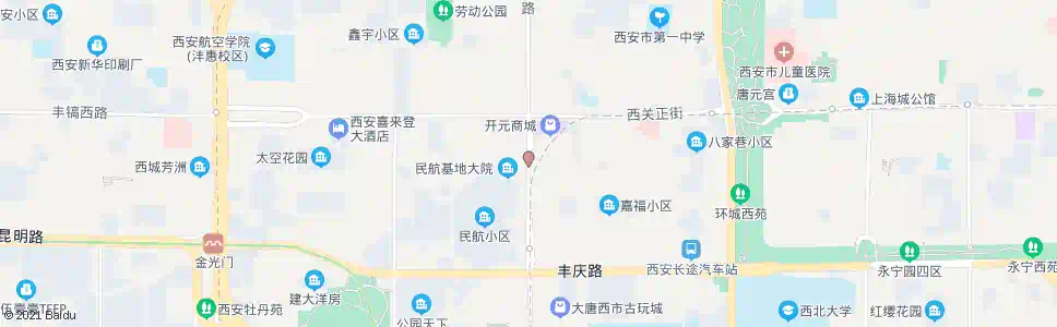 西安劳动南路_公交站地图_西安公交_妙搜公交查询2025