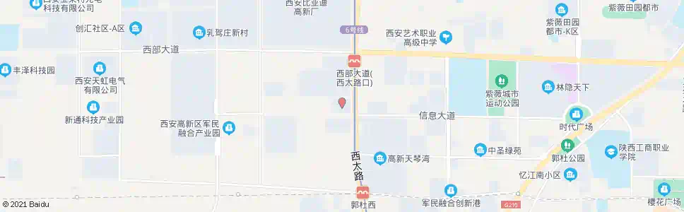 西安出口加工b区_公交站地图_西安公交_妙搜公交查询2025