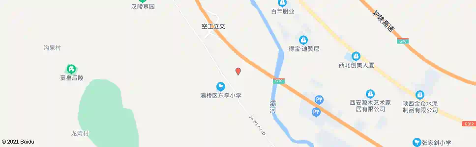 西安东李村_公交站地图_西安公交_妙搜公交查询2025