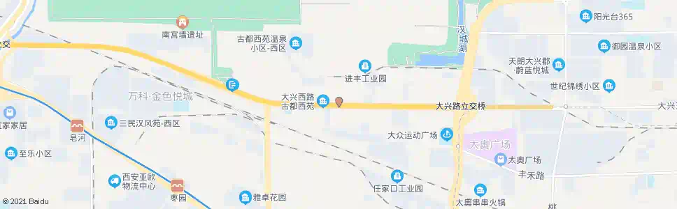 西安自来水五厂_公交站地图_西安公交_妙搜公交查询2025