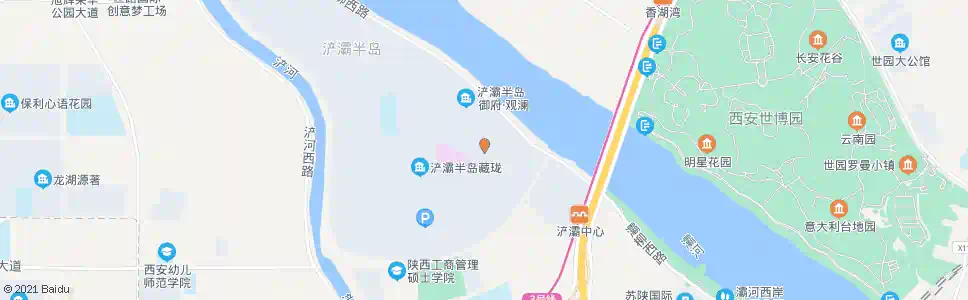 西安金桥六路社区_公交站地图_西安公交_妙搜公交查询2025