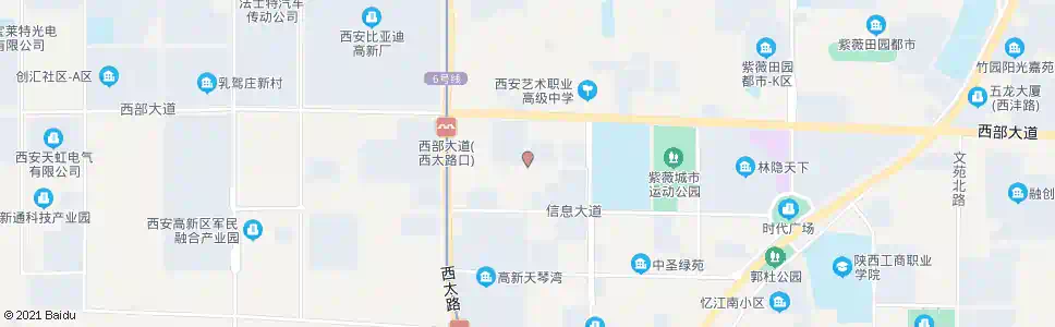 西安学士路_公交站地图_西安公交_妙搜公交查询2025