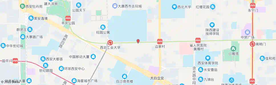 西安西工大_公交站地图_西安公交_妙搜公交查询2025