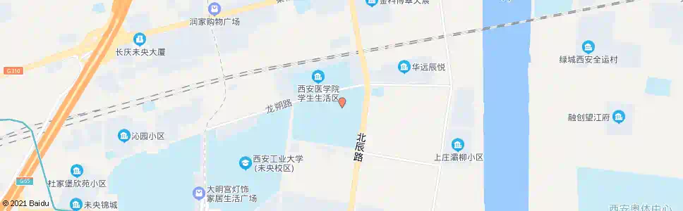 西安西安医学院未央校区_公交站地图_西安公交_妙搜公交查询2025