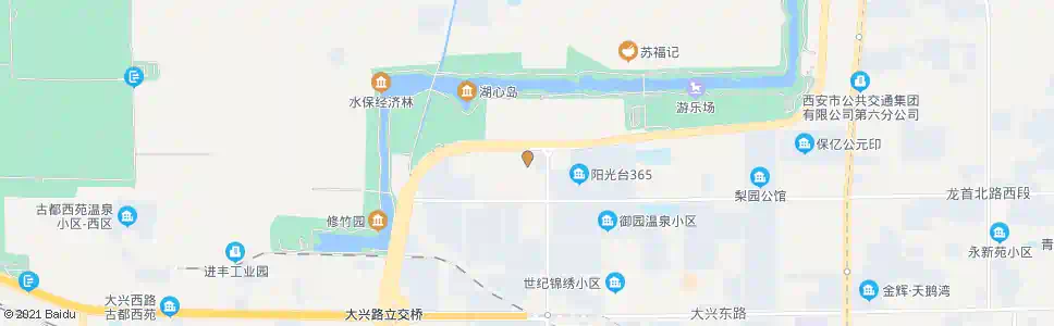 西安未央宫街办_公交站地图_西安公交_妙搜公交查询2025